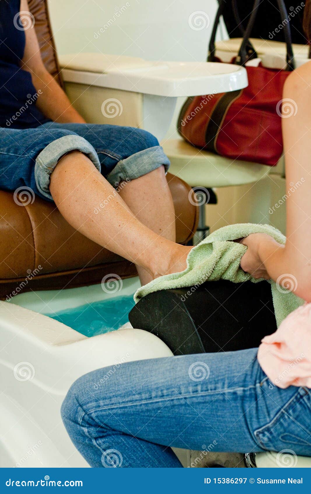 Spa pedicure at nail salon stock image. Image of pedicure 15386297