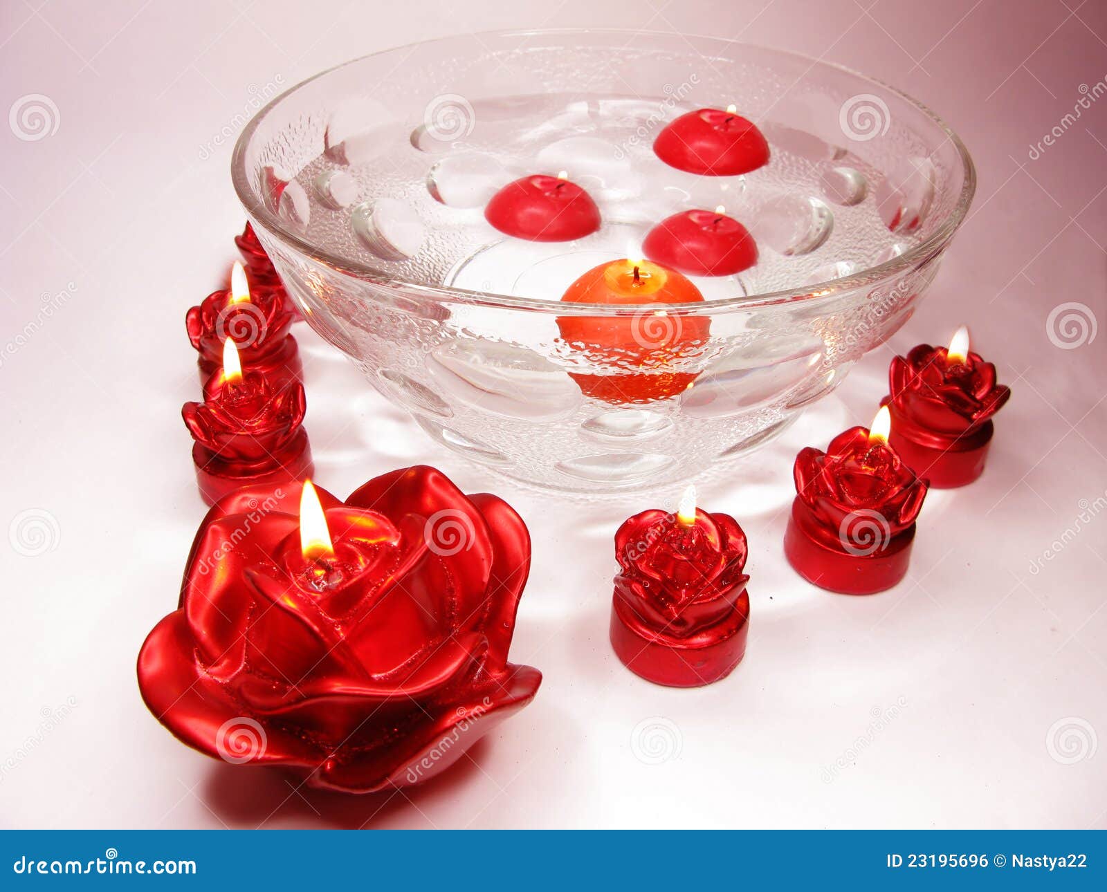 Spa scented aroma candles stock photo. Image of color 23195696