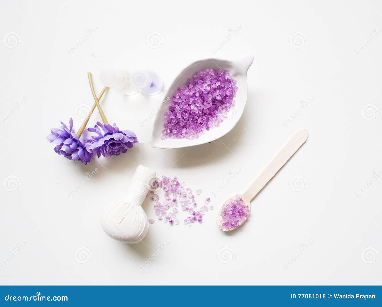 Spa Scrub Treatment and Massage, Thailand, Soft Focus Stock Photo