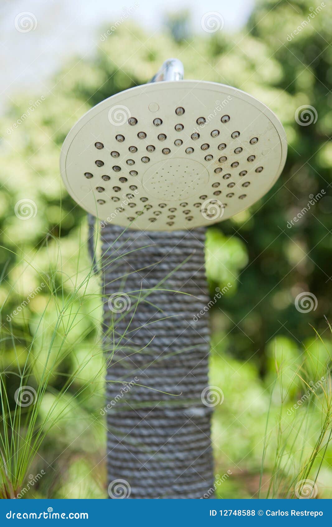Spa Shower head stock photo. Image of shower, nature 12748588