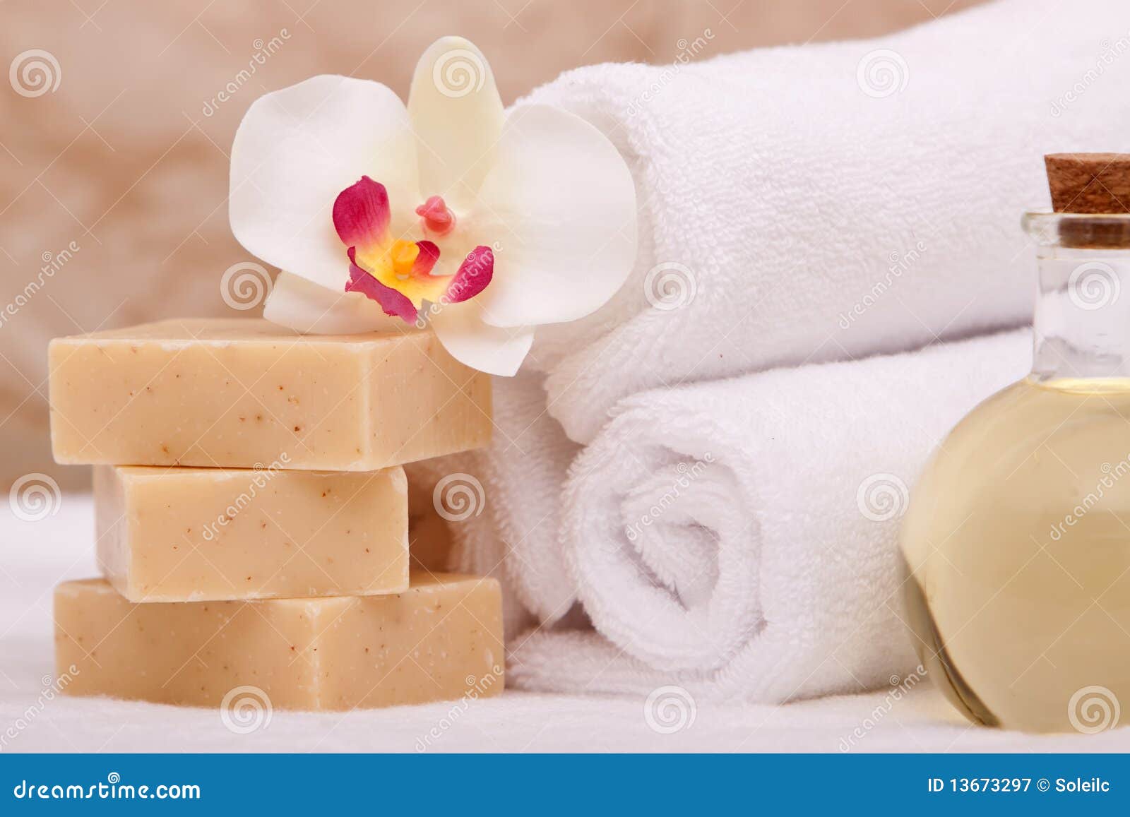 Spa Towels and Aromatherapy Oils Stock Image Image of aromatherapy