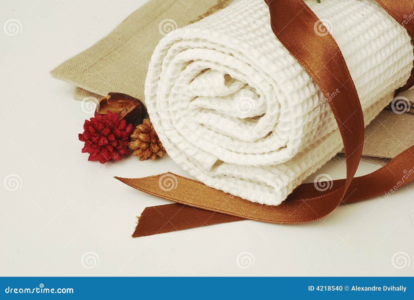 SPA towels wellness stock photo. Image of clean, beauty 4218540