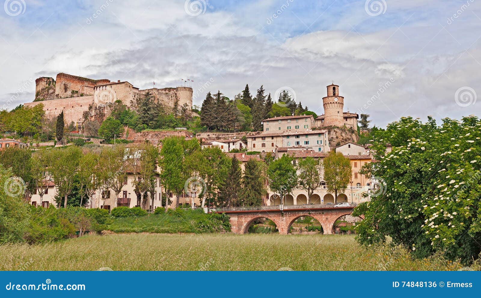 spa town castrocaro terme, emilia romagna, italy