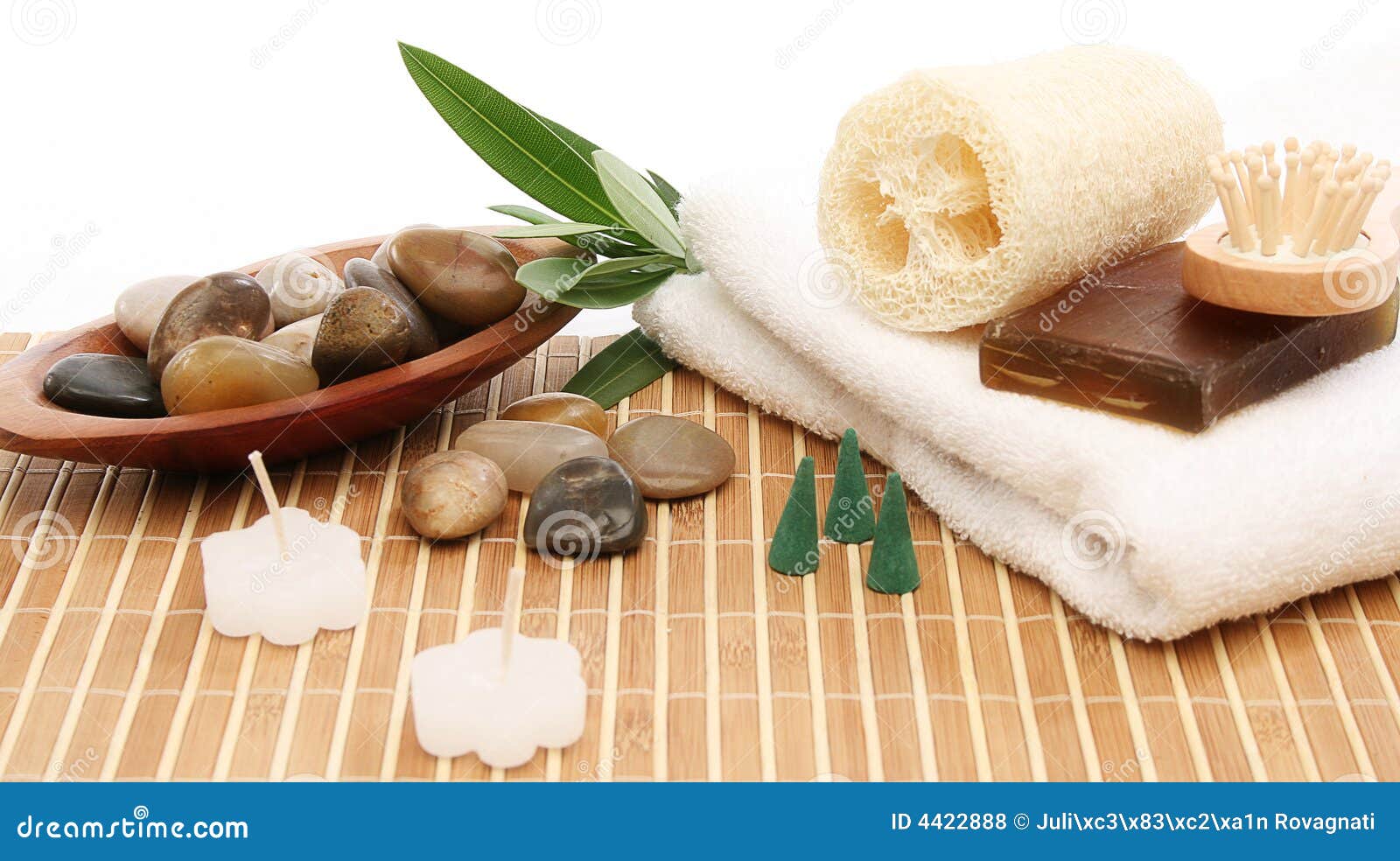 Spa treatment products stock photo. Image of salt, calm 4422888