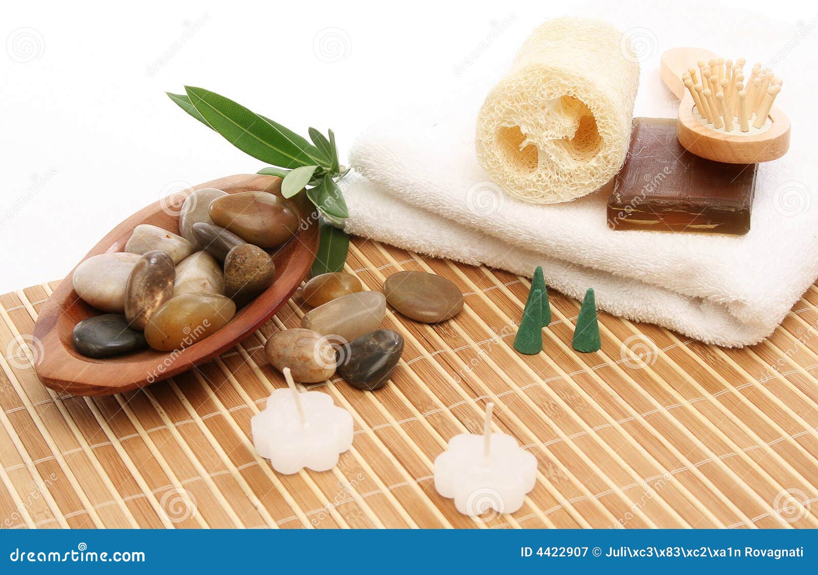 Spa treatment products stock image. Image of essence, calm 4422907