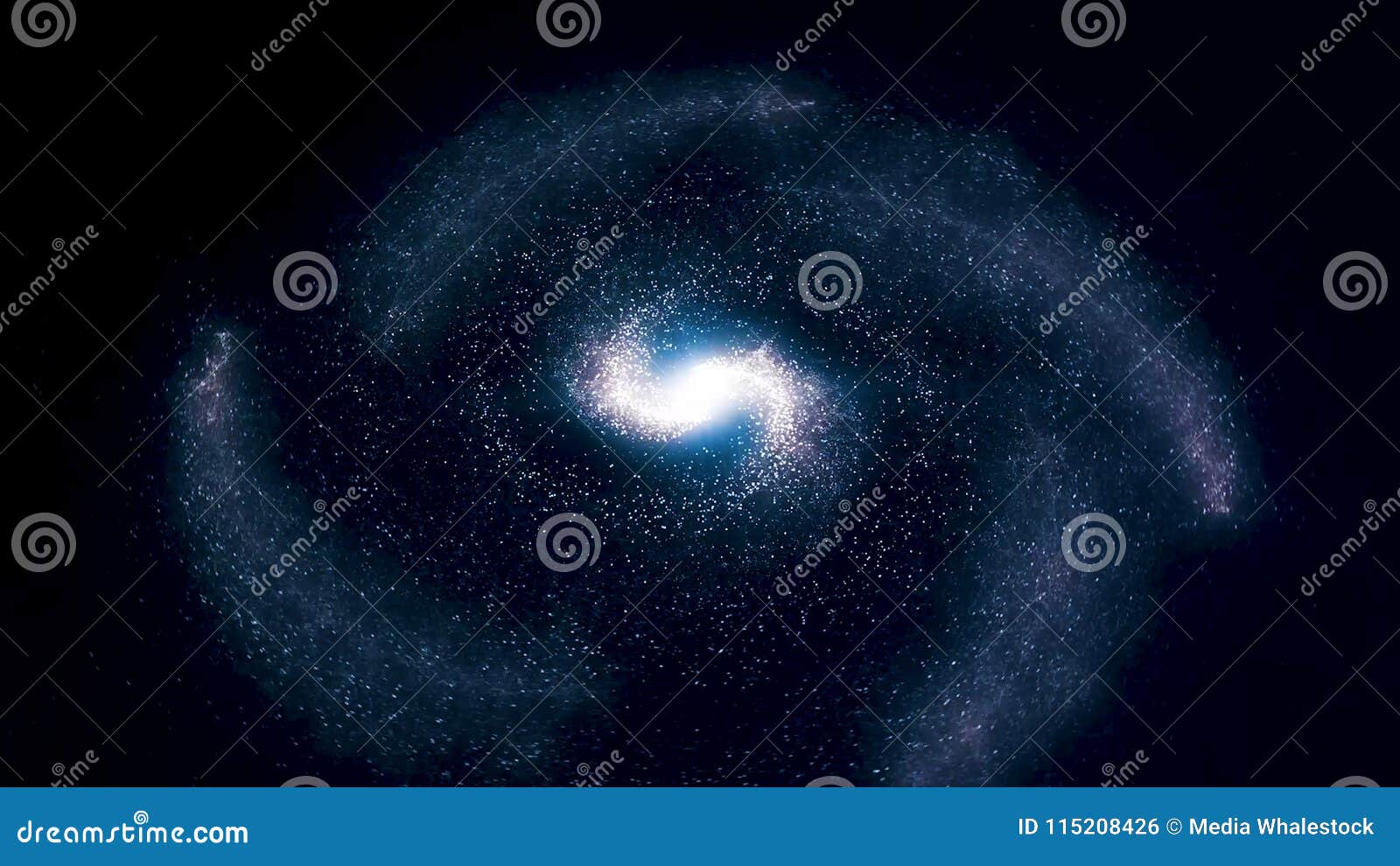 Animated Galaxy Stars Background