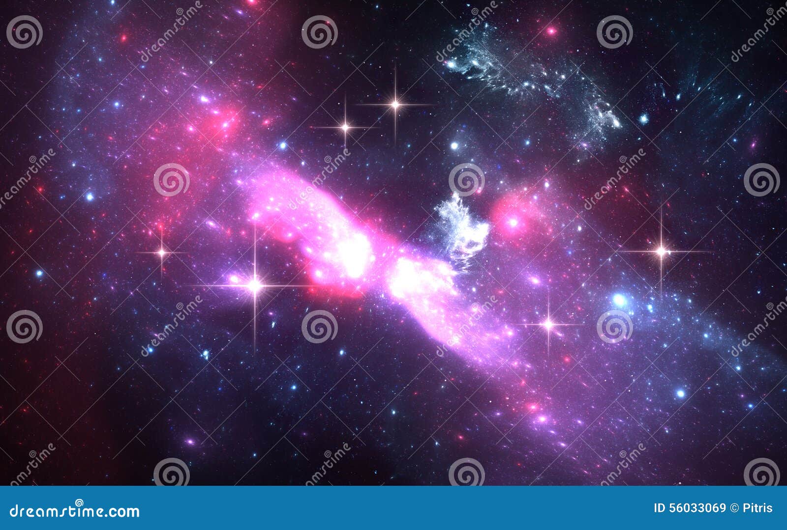 Space Background With Purple Nebula And Stars Stock Space Background With Purple Nebula And Stars Stock