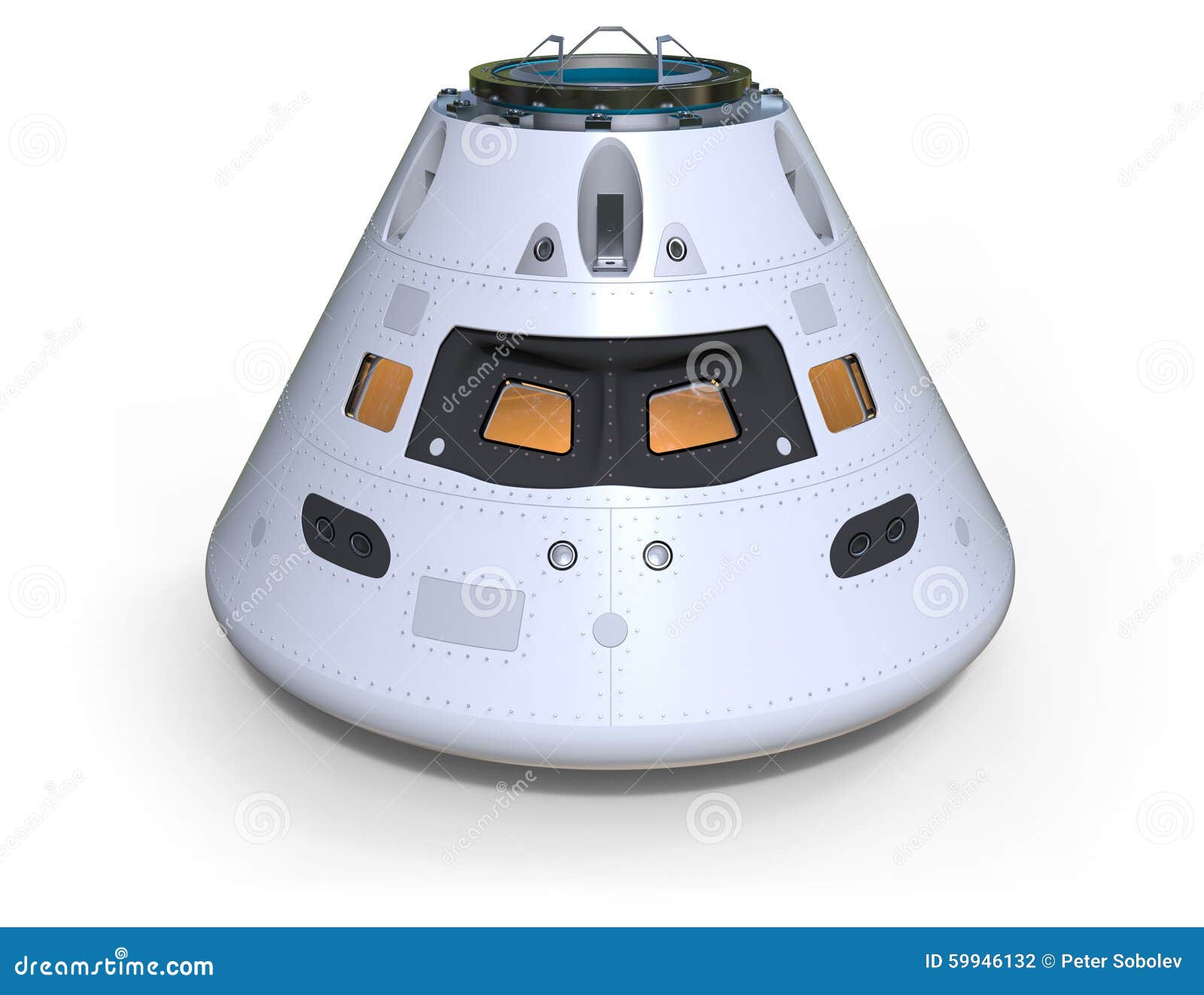 Space capsule stock illustration. Illustration of cosmos - 59946132