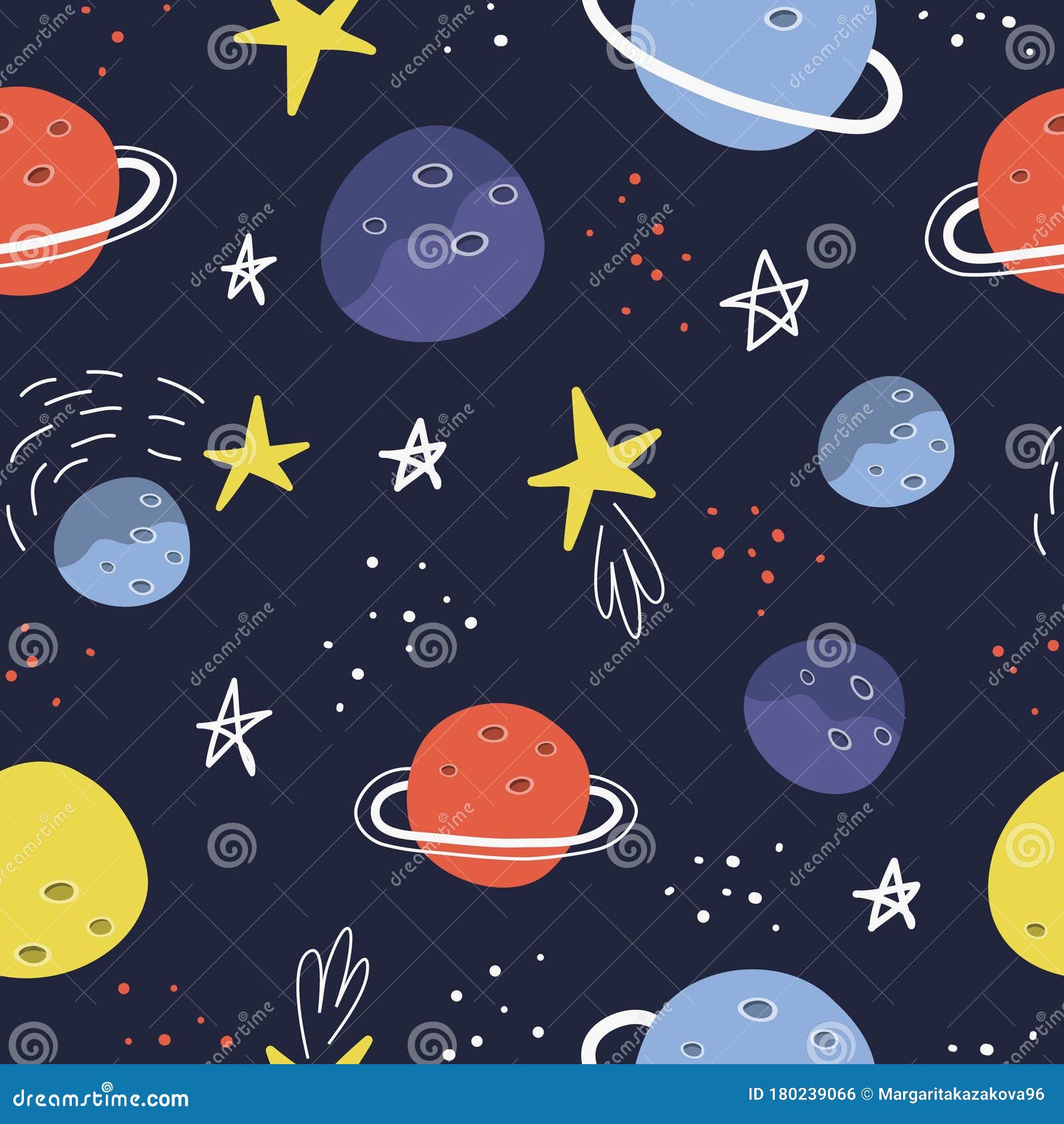 Space, Cosmos. Seamless Illustration of Space with Rockets, Planets and Stars Stock Vector - Illustration of poster, print: 180239066 Space, Cosmos. Seamless Illustration of Space with Rockets, Planets and Stars Stock Vector - Illustration of poster, print: 180239066