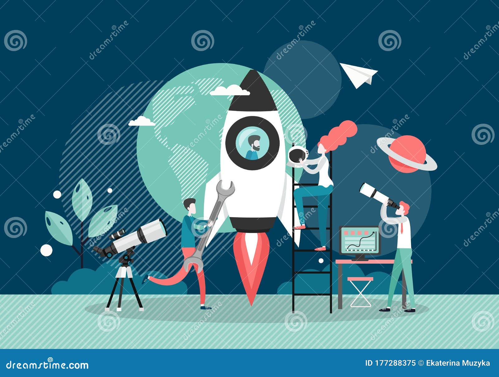 space exploration vector