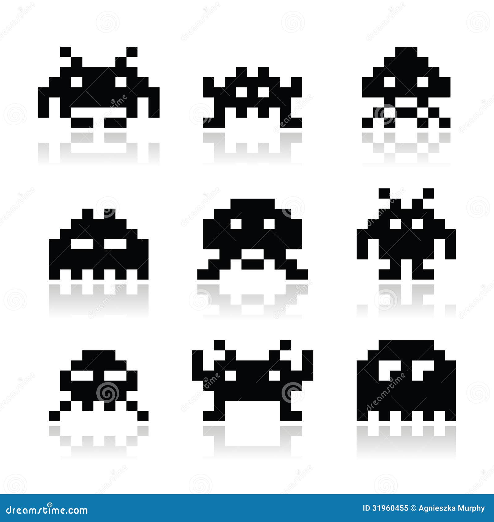 space invaders clipart - photo #33