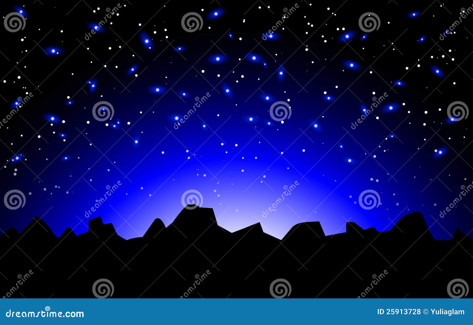 Space landscape stock vector. Illustration of background - 25913728
