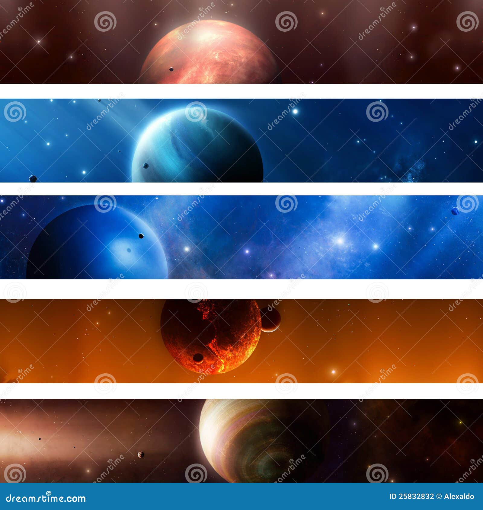 Space Planet Banners Stock Illustration Illustration Of Banner 2522