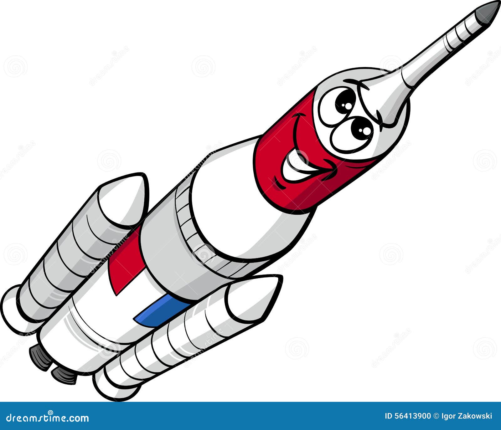 Space Rocket Cartoon Illustration Stock Vector - Illustration of clip, cheerful: 56413900 Space Rocket Cartoon Illustration Stock Vector - Illustration of clip, cheerful: 56413900