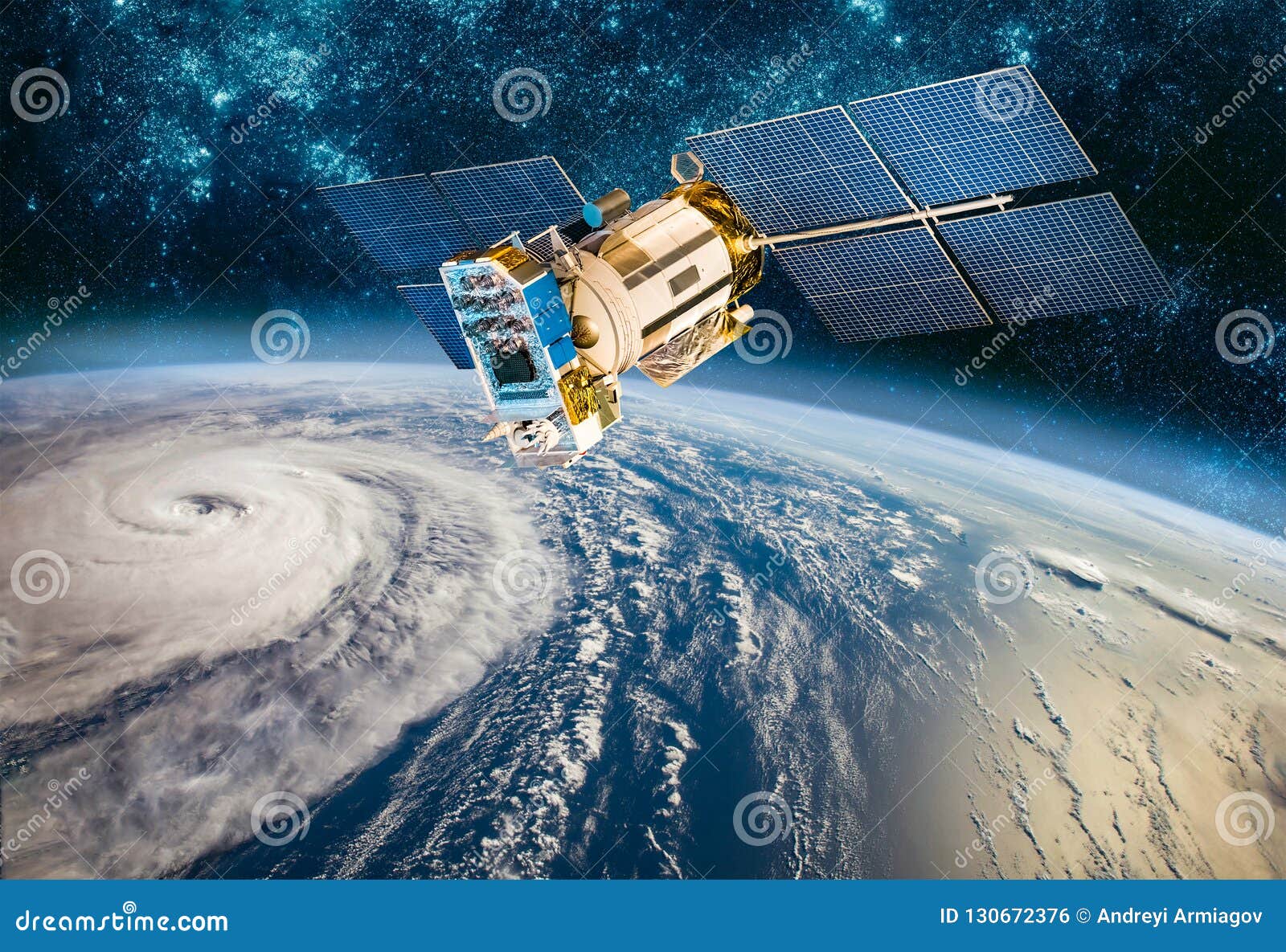 space satellite monitoring from earth orbit weather from space,