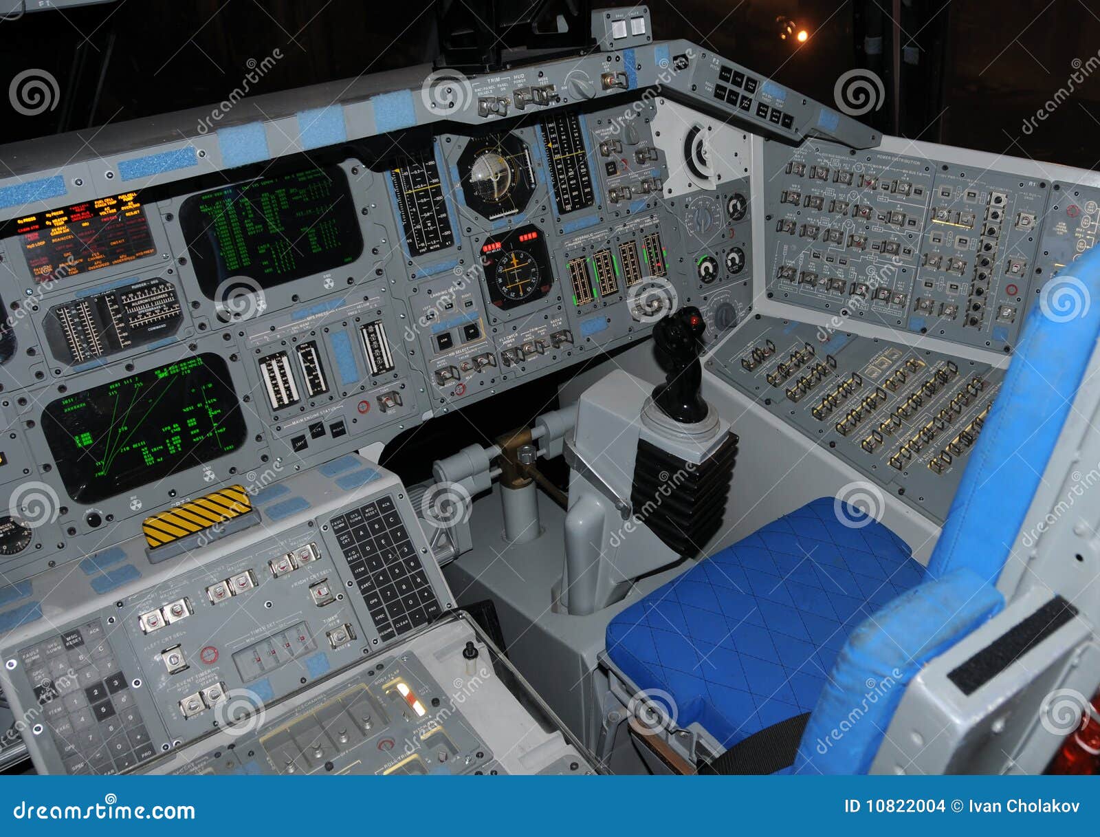 Space Shuttle Cockpit Stock Photo Image Of Space Interior