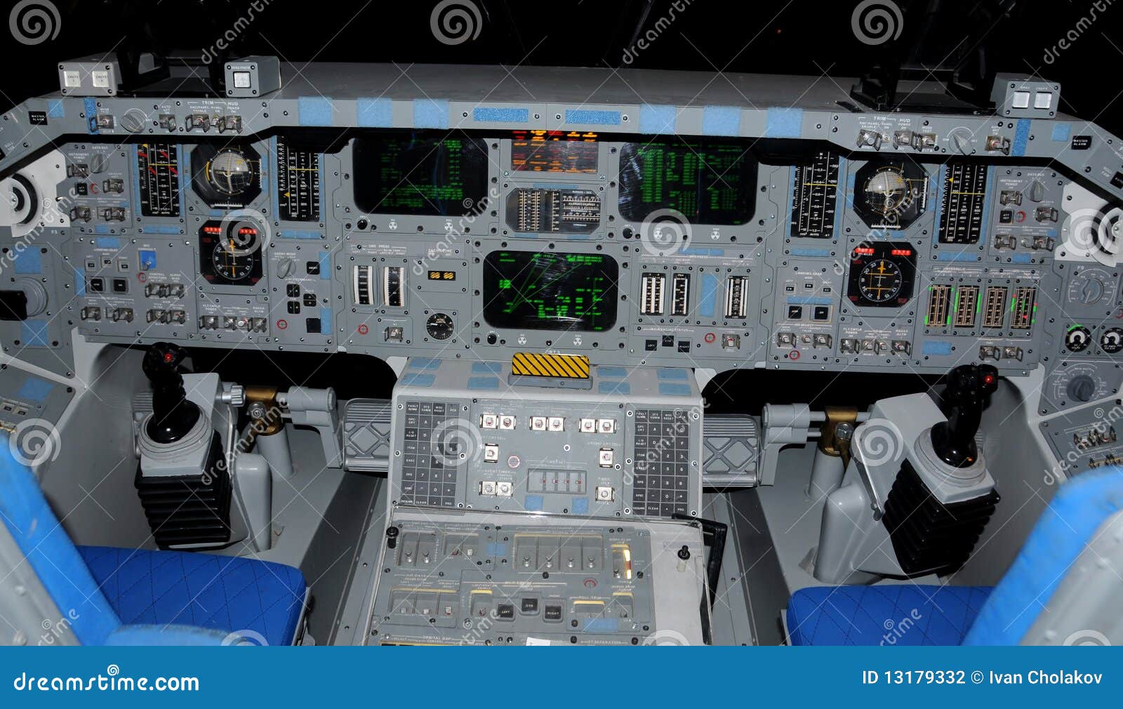 Space Shuttle Cockpit Stock Photo Image Of Cockpit Shuttle