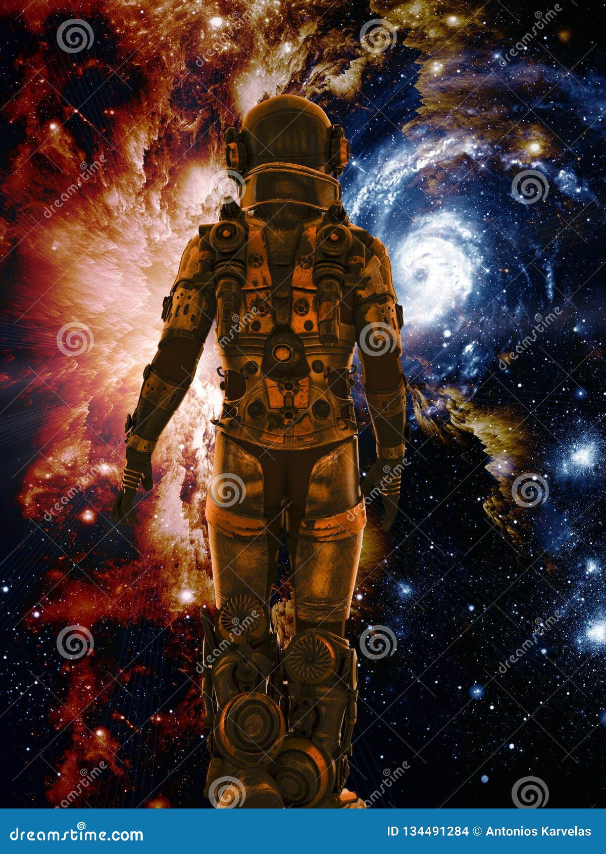 traveller in space