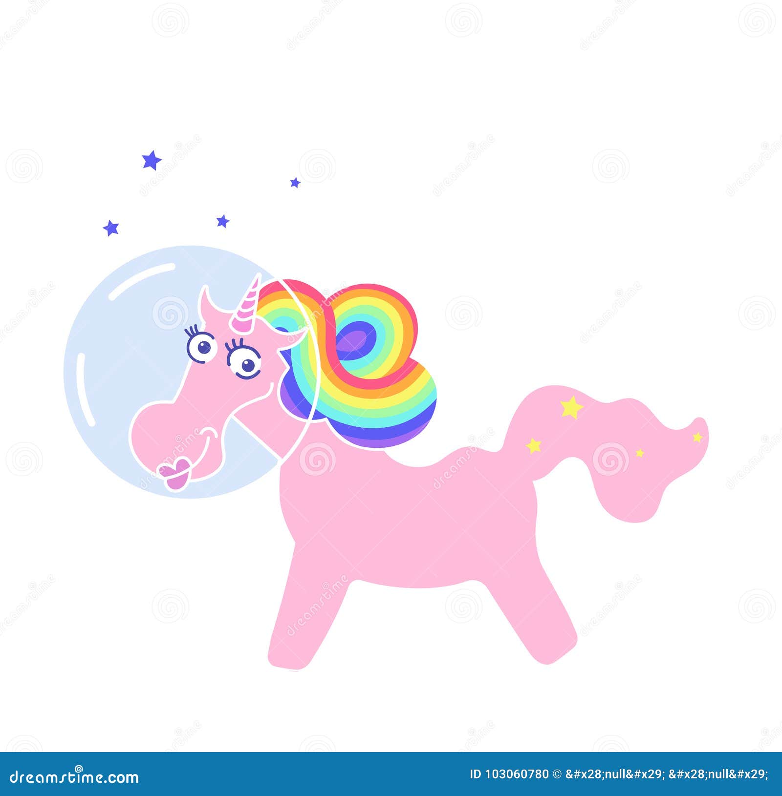 astronaut unicorn rainbow