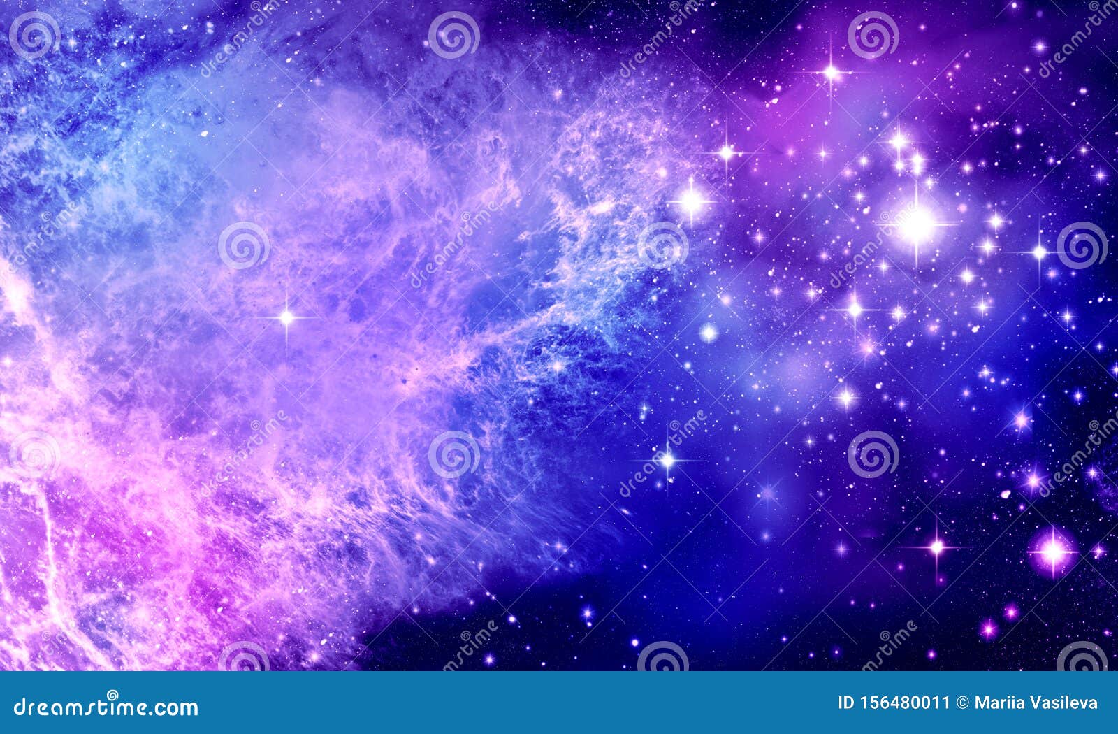 Wallpaper Pink And Blue Galaxy Background