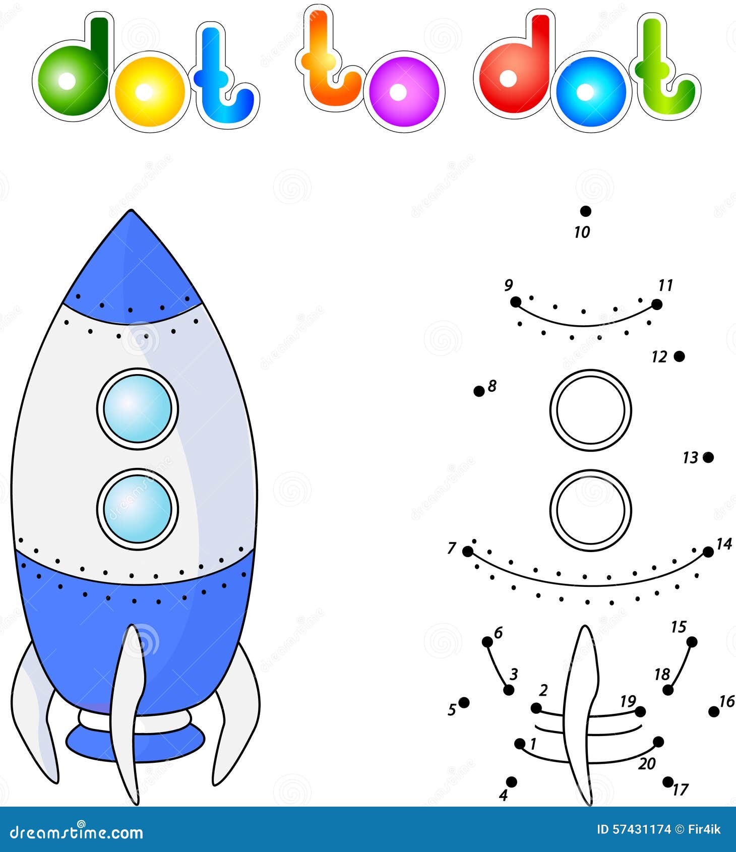 dot dot curve rocketship to the moon free download