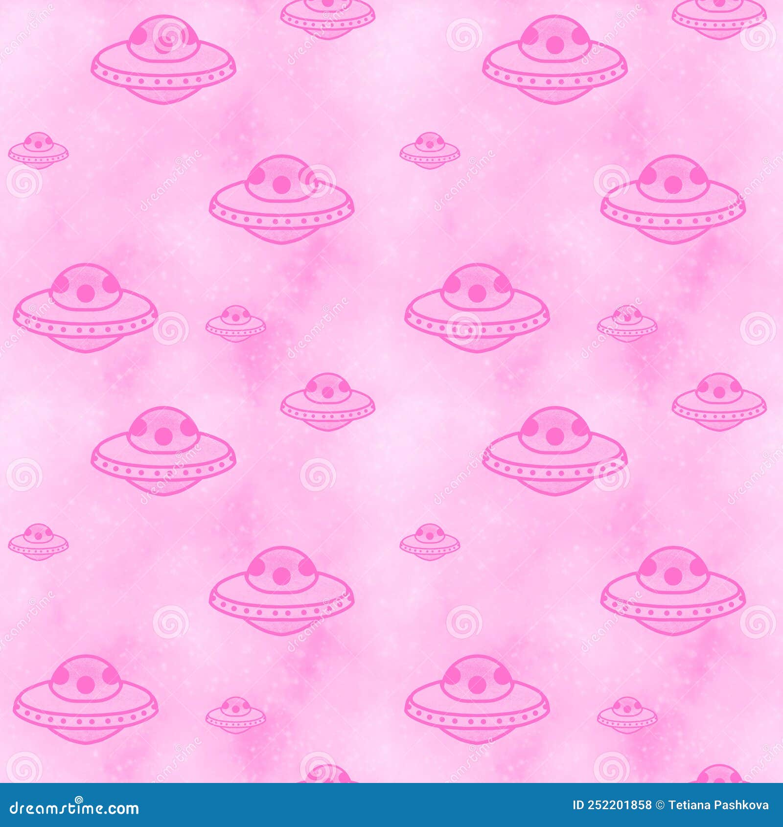 spaceship seamless ufo pattern for kids and clothes print and accessories and wrapping paper and wrapping paper