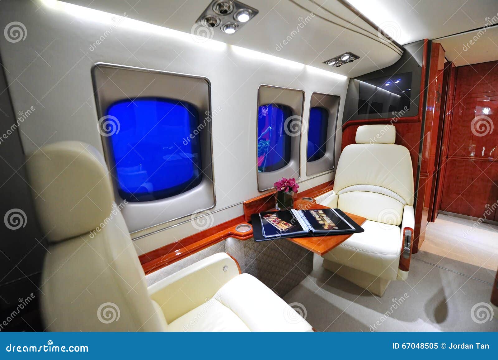 Spacious And Luxurious Interior Of Sikorsky H 92 Helicopter