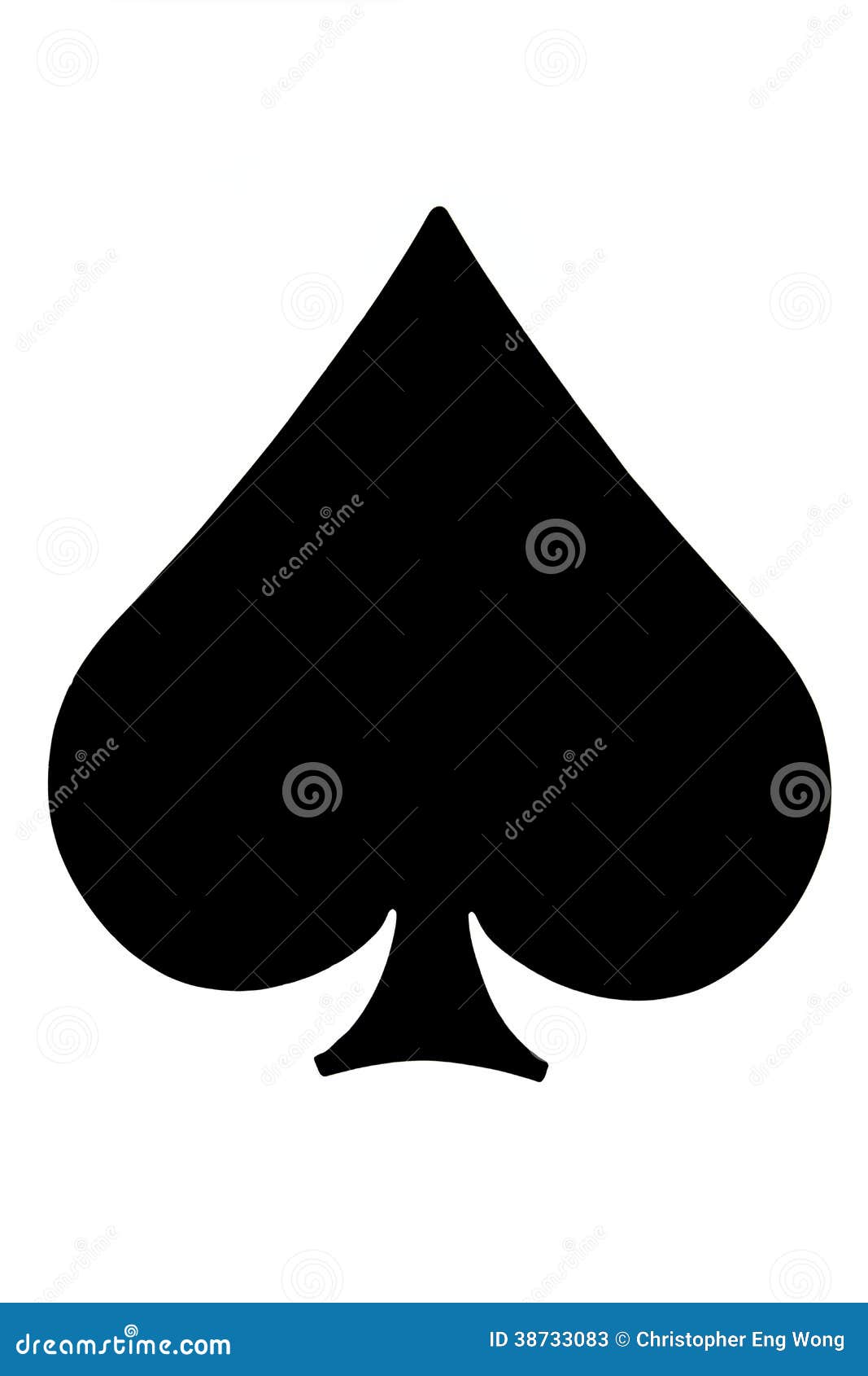Spade Suit stock image. Image of leisure, spade, black 38733083