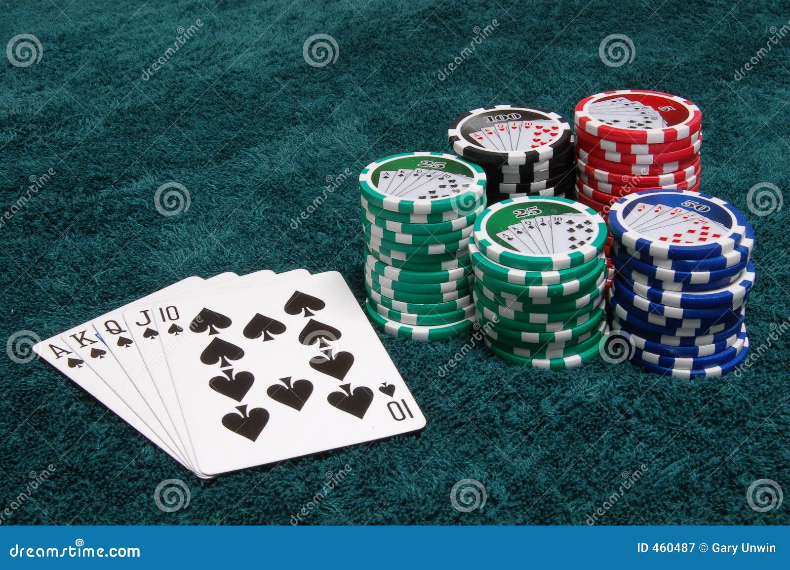 Spades and Chips stock image. Image of casino, holdem, betting 460487
