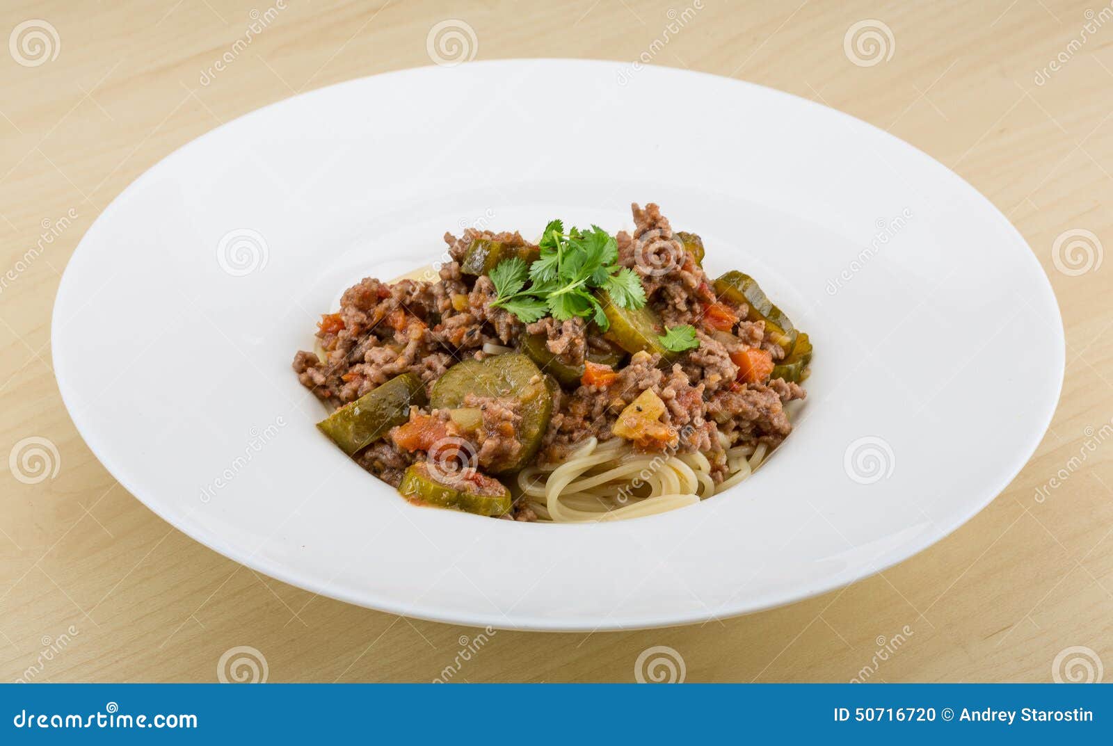 Spaghetti Bolognese stock photo. Image of pasta, food 50716720
