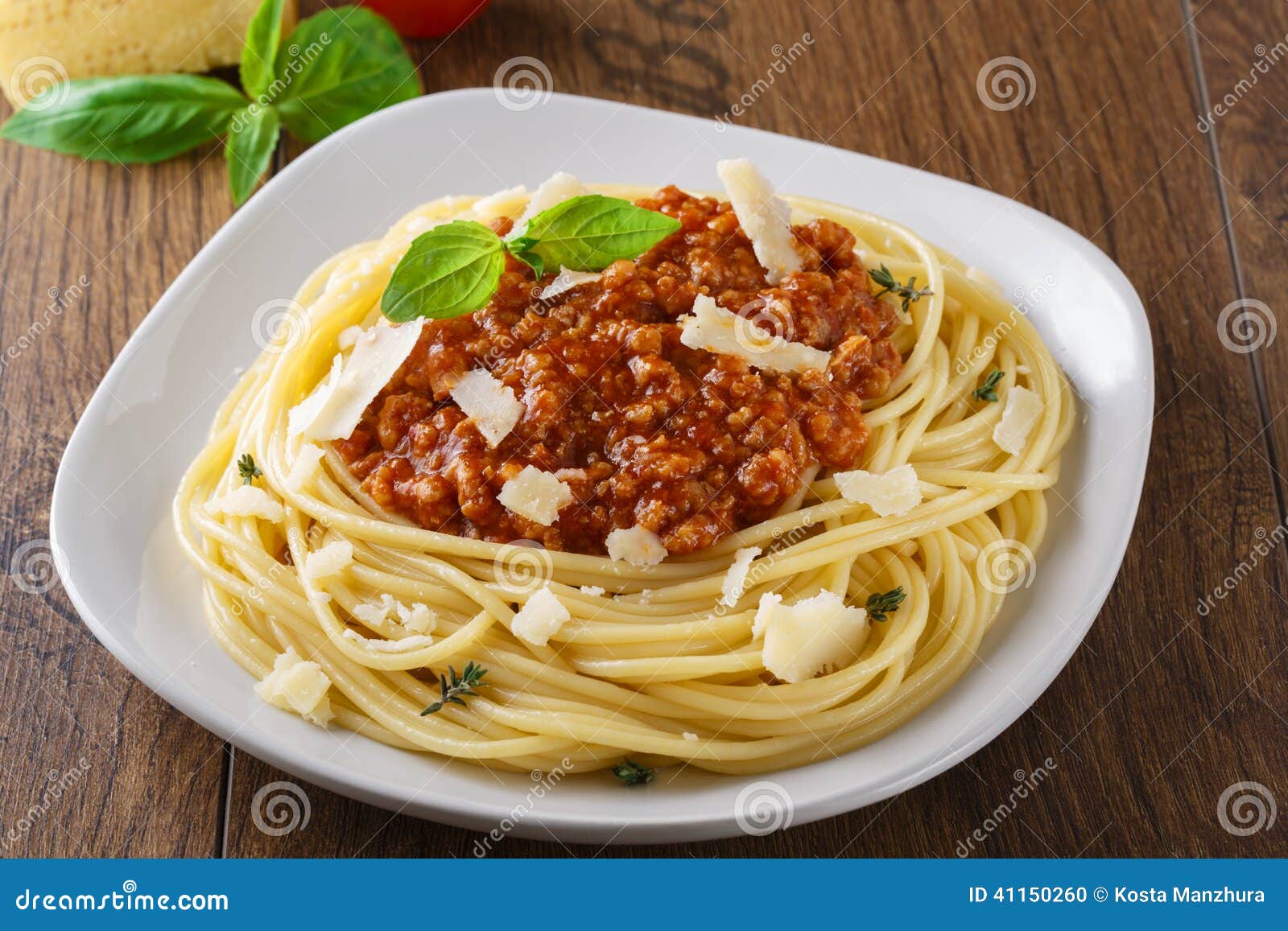 Spaghetti bolognese stock photo. Image of bologna, meat 41150260