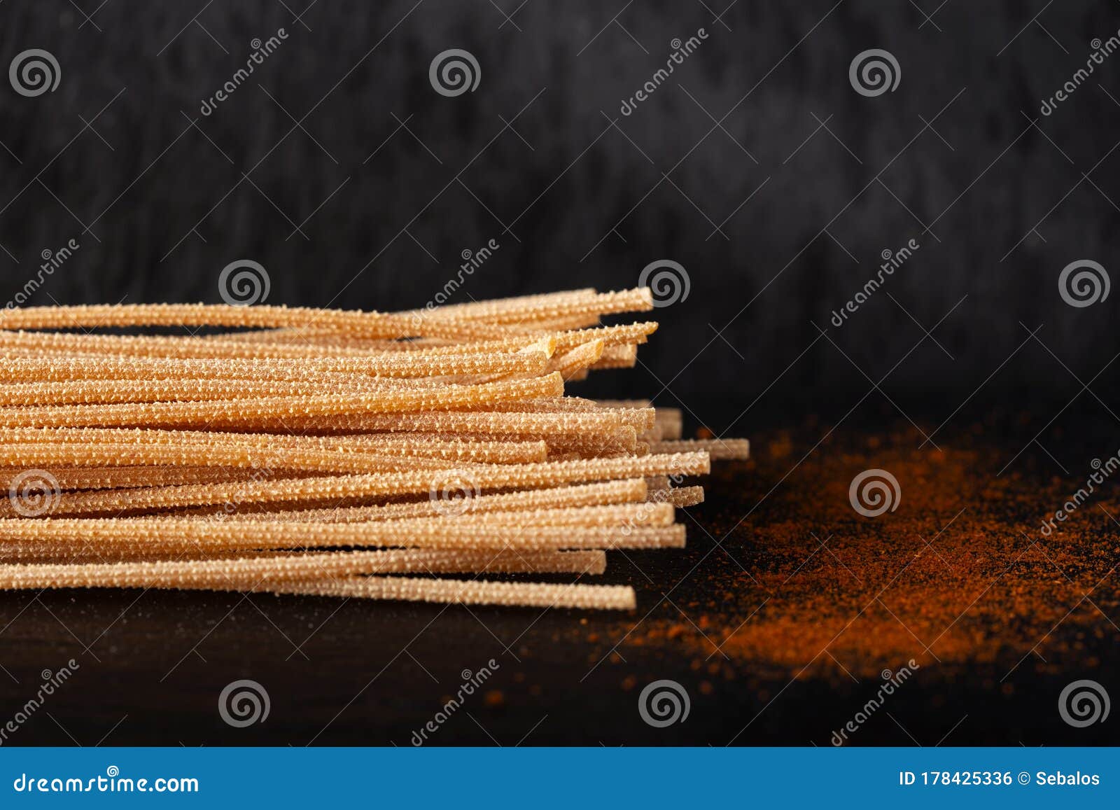 Spaghetti with Chili and Chili Powder Stock Photo Image of chili, food 178425336