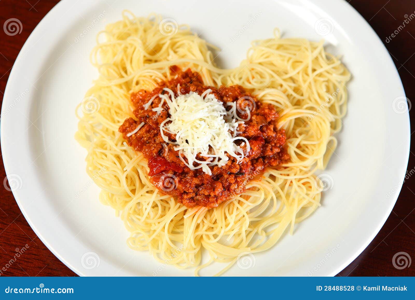 Spaghetti Heart stock photo. Image of heart, cheese, pasta 28488528