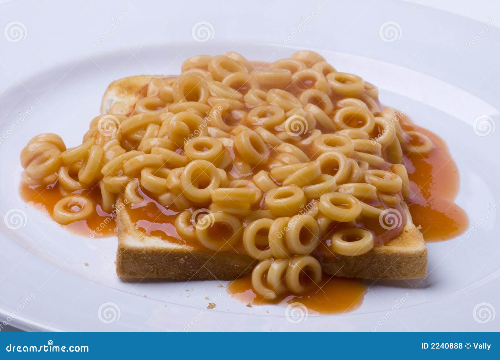 Spaghetti Hoops stock photo. Image of health, sauce, hoop 2240888