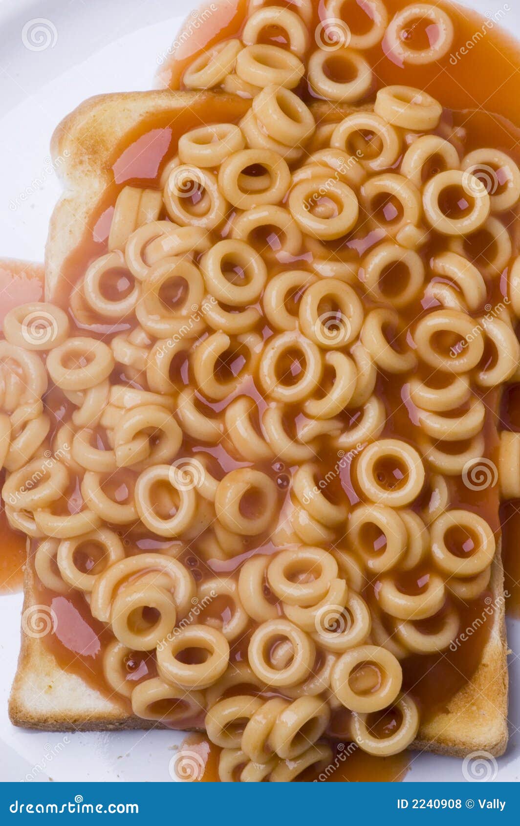 Spaghetti Hoops stock photo. Image of hoops, spaghetti 2240908