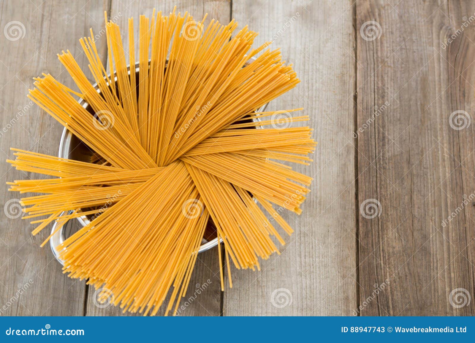 Spaghetti Pasta Arranged in Utensil Stock Image Image of delicious