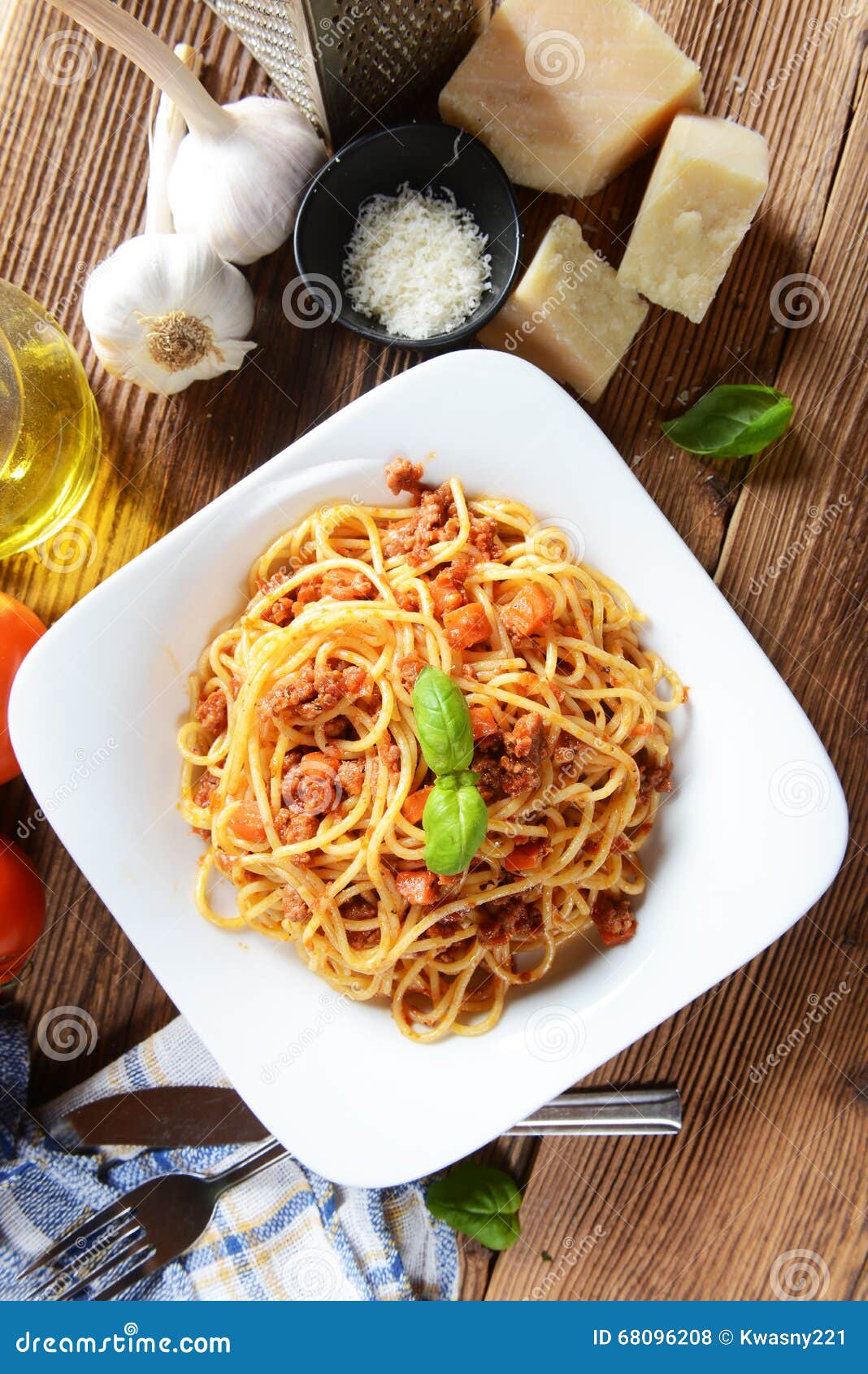 Spaghetti stock photo. Image of pasta, grana, padano 68096208