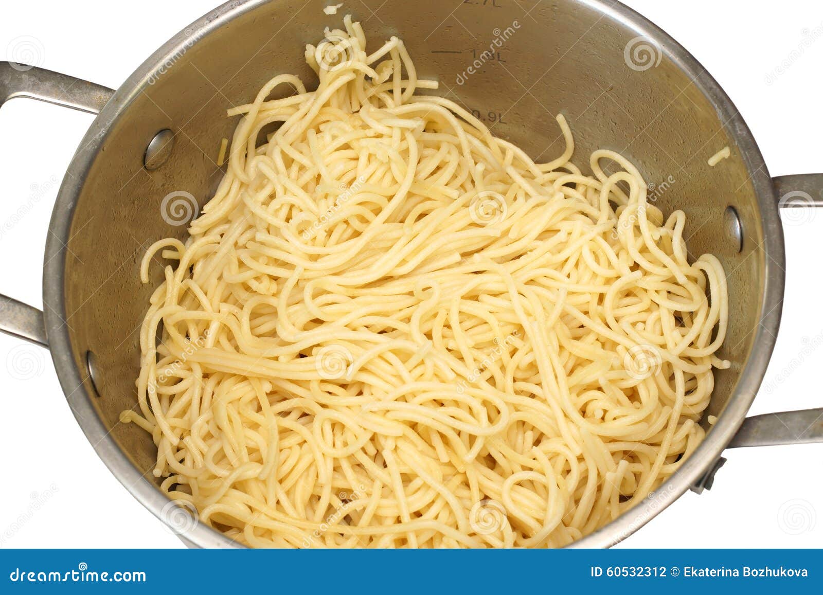 Spaghetti in a saucepan. stock photo. Image of restaurant 60532312