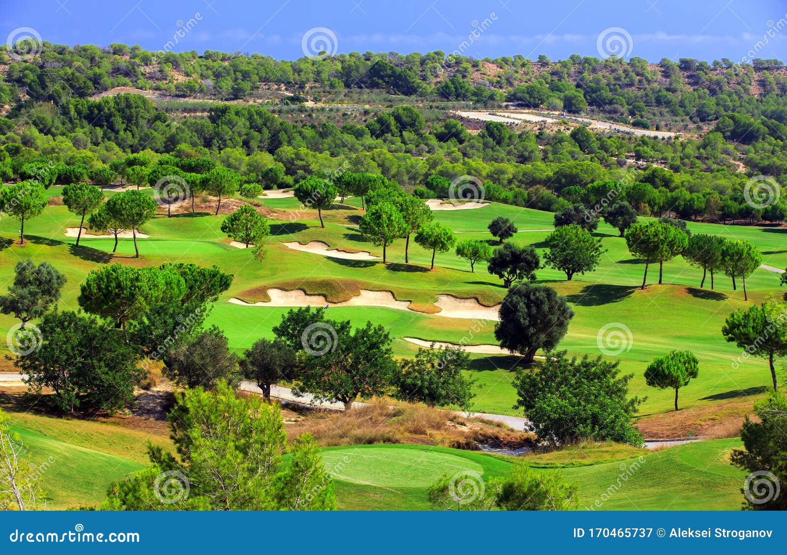 The Golf Course Las Colinas Golf Country Club on the Costa Blanca, Spain  Stock Image - Image of ifach, blanca: 170465737