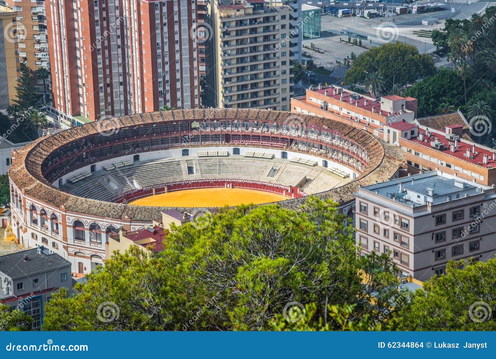 spain,malaga plaza de toros