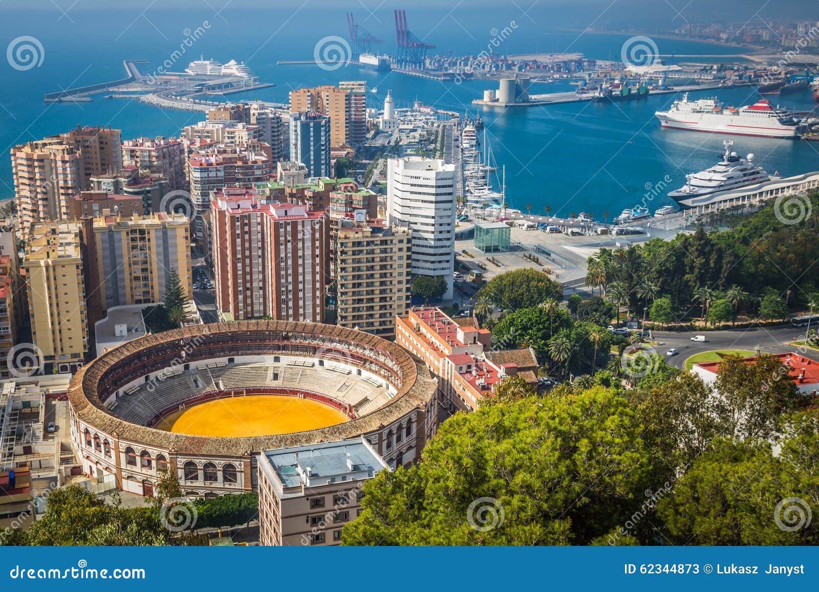 spain,malaga plaza de toros