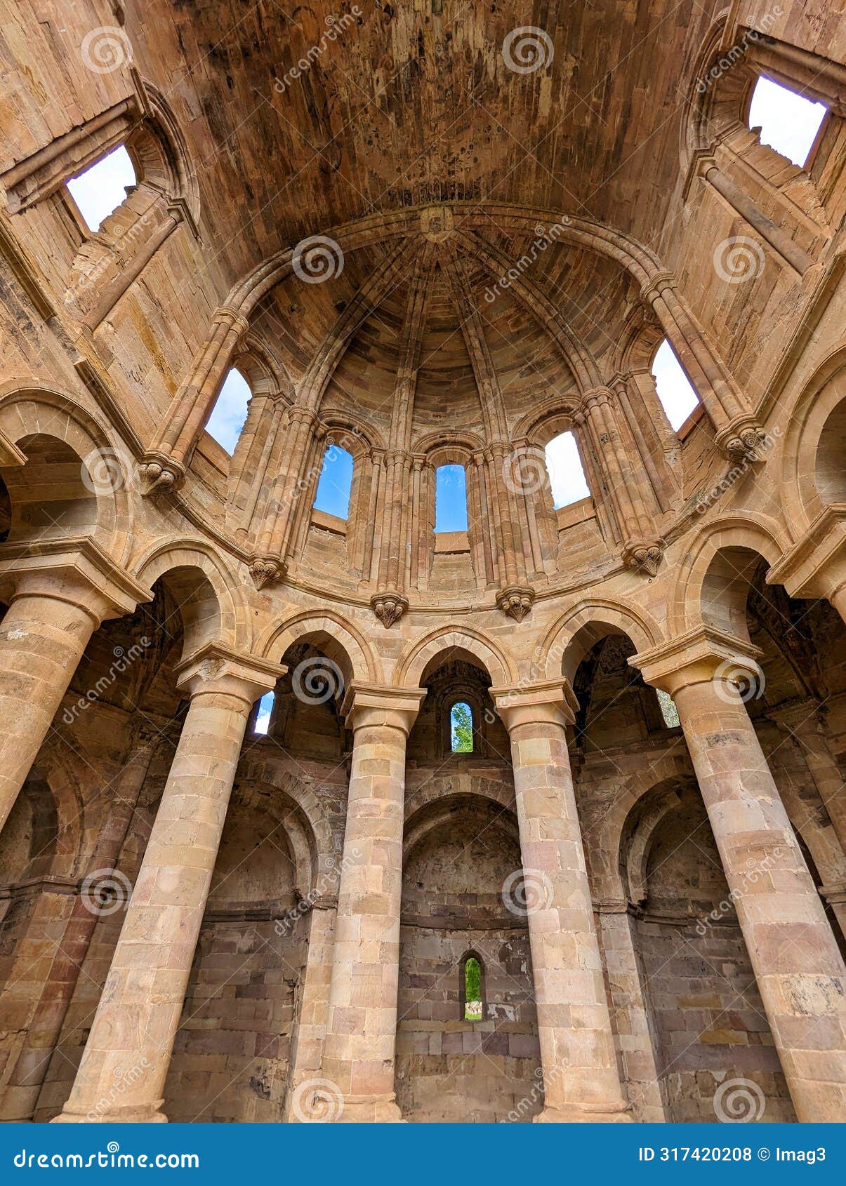 12th century cistercian monastery of santa maria de moreruela, granja de la moreruela, zamora, spain