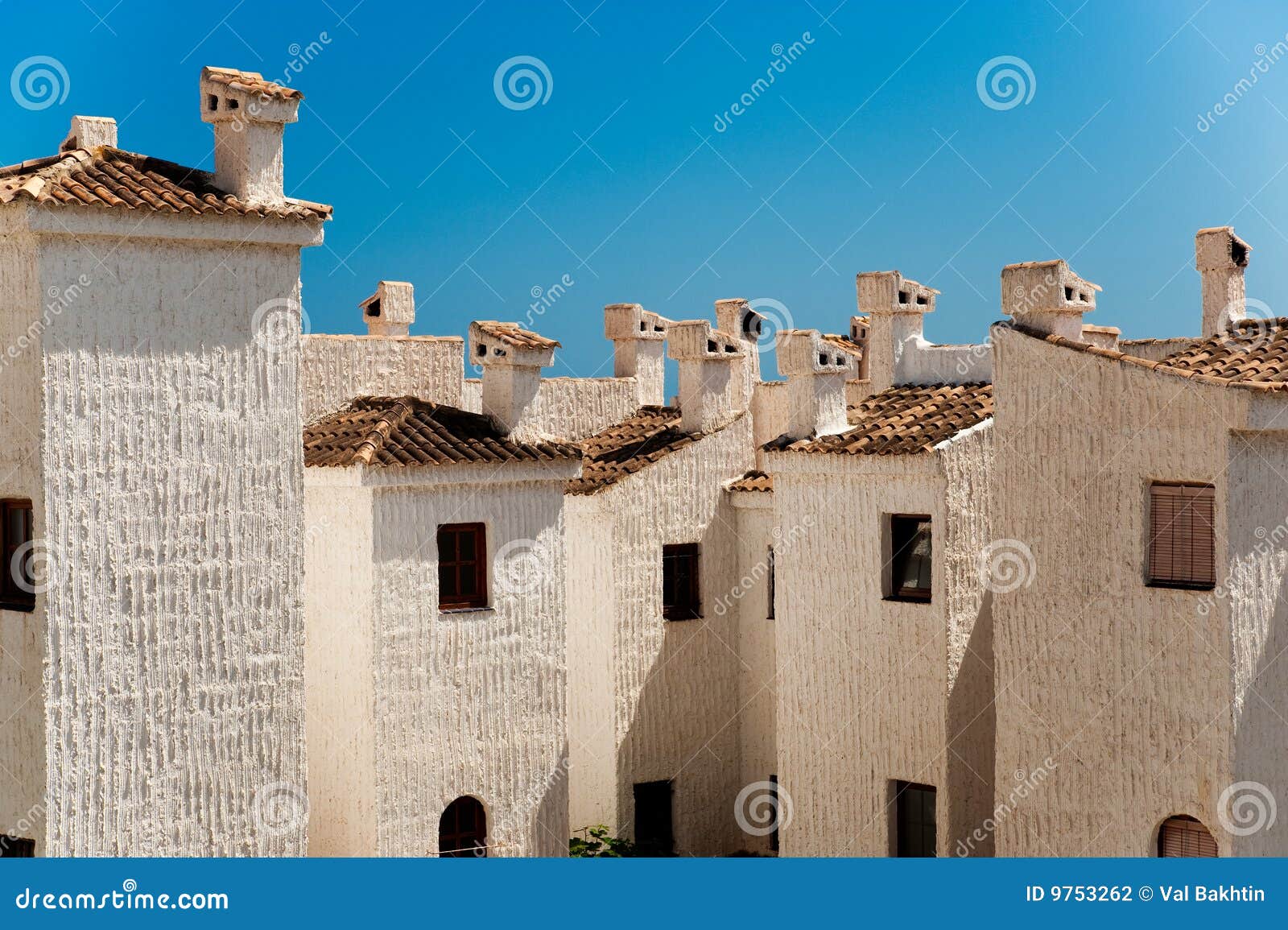 Spain real estate stock photo. Image of mediterranean 9753262