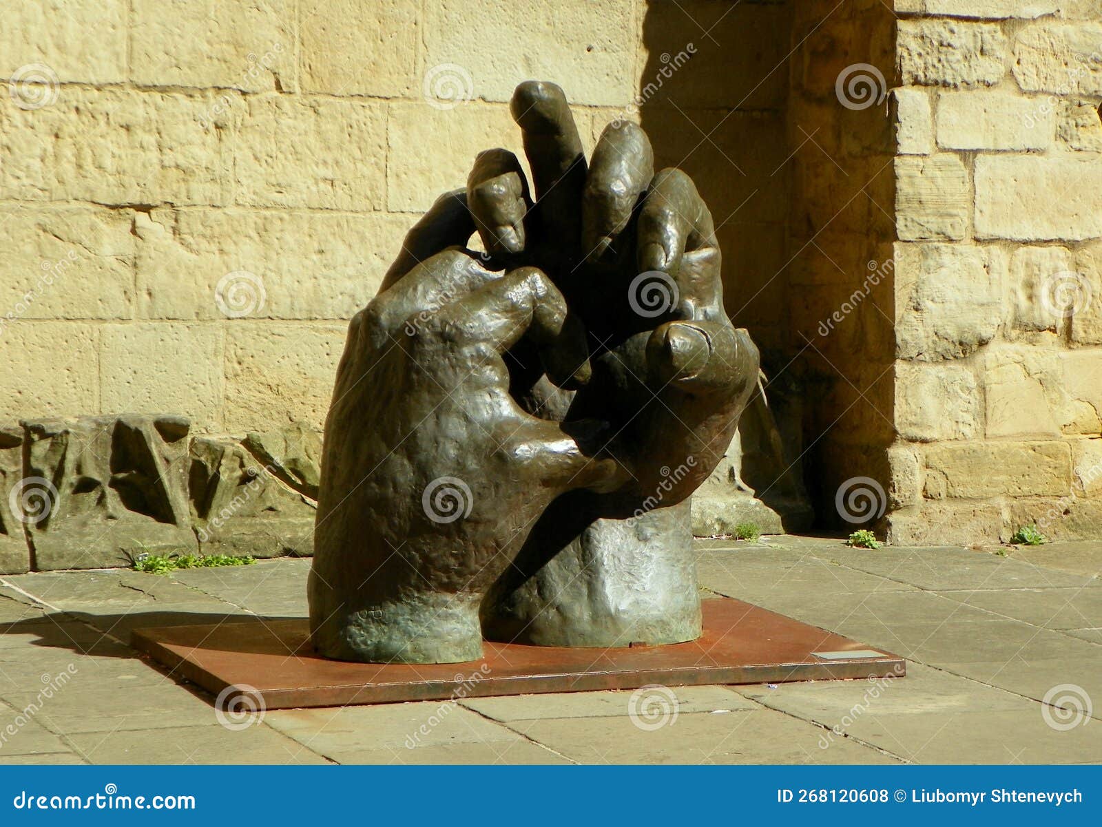 spain, san sebastian, saint vincent's church, sculpture called 