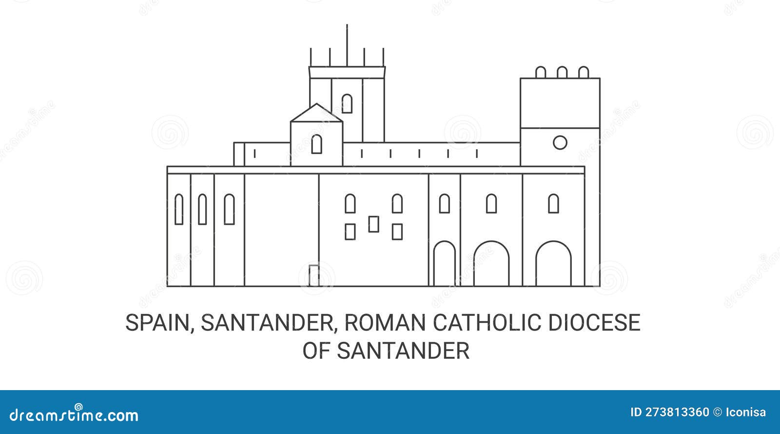 spain, santander, roman catholic diocese of santander travel landmark  