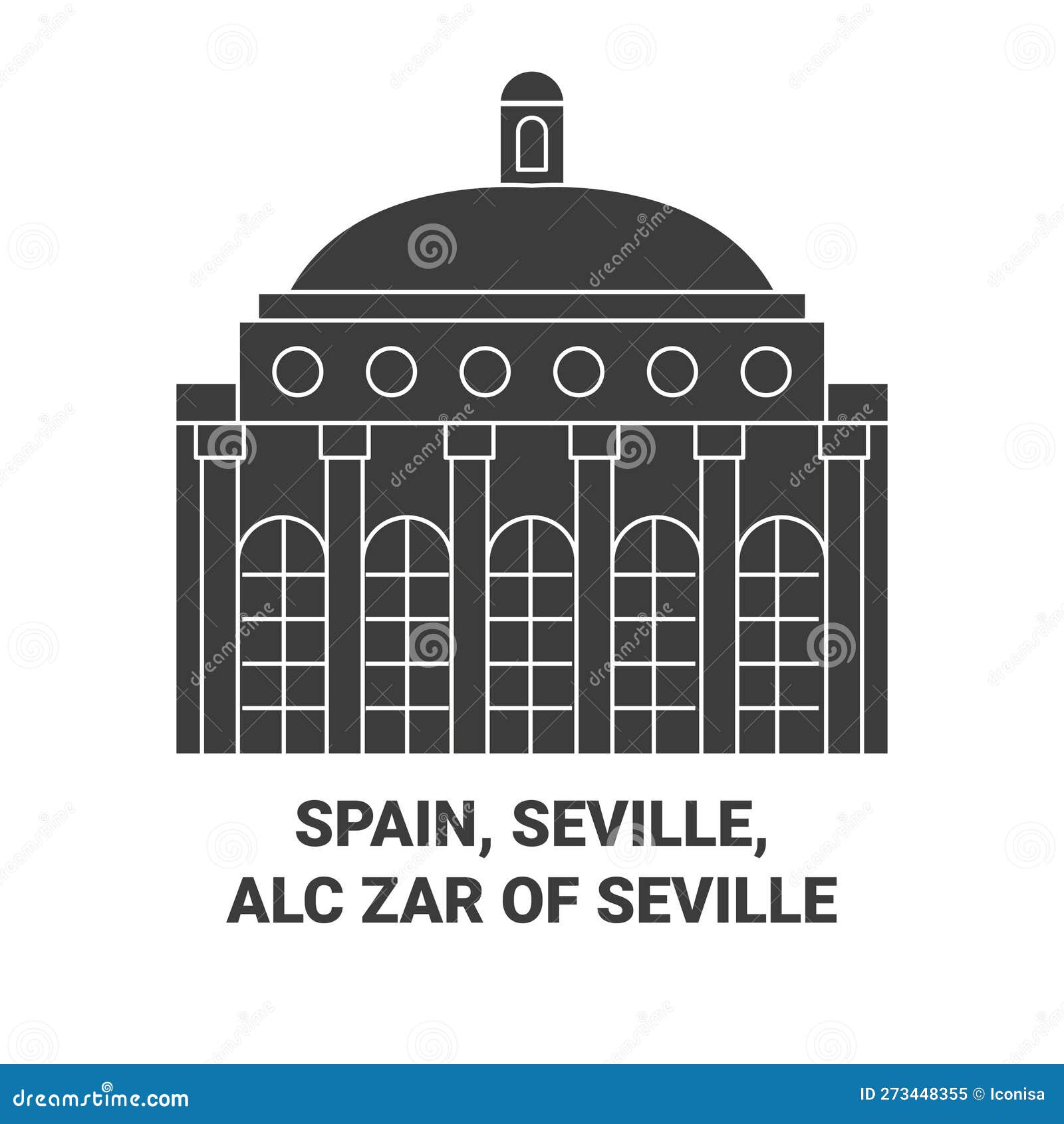 spain, seville, alczar of seville travel landmark  