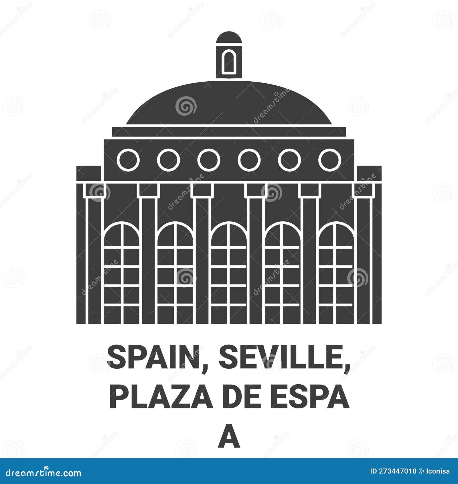 spain, seville, plaza de espaa travel landmark  