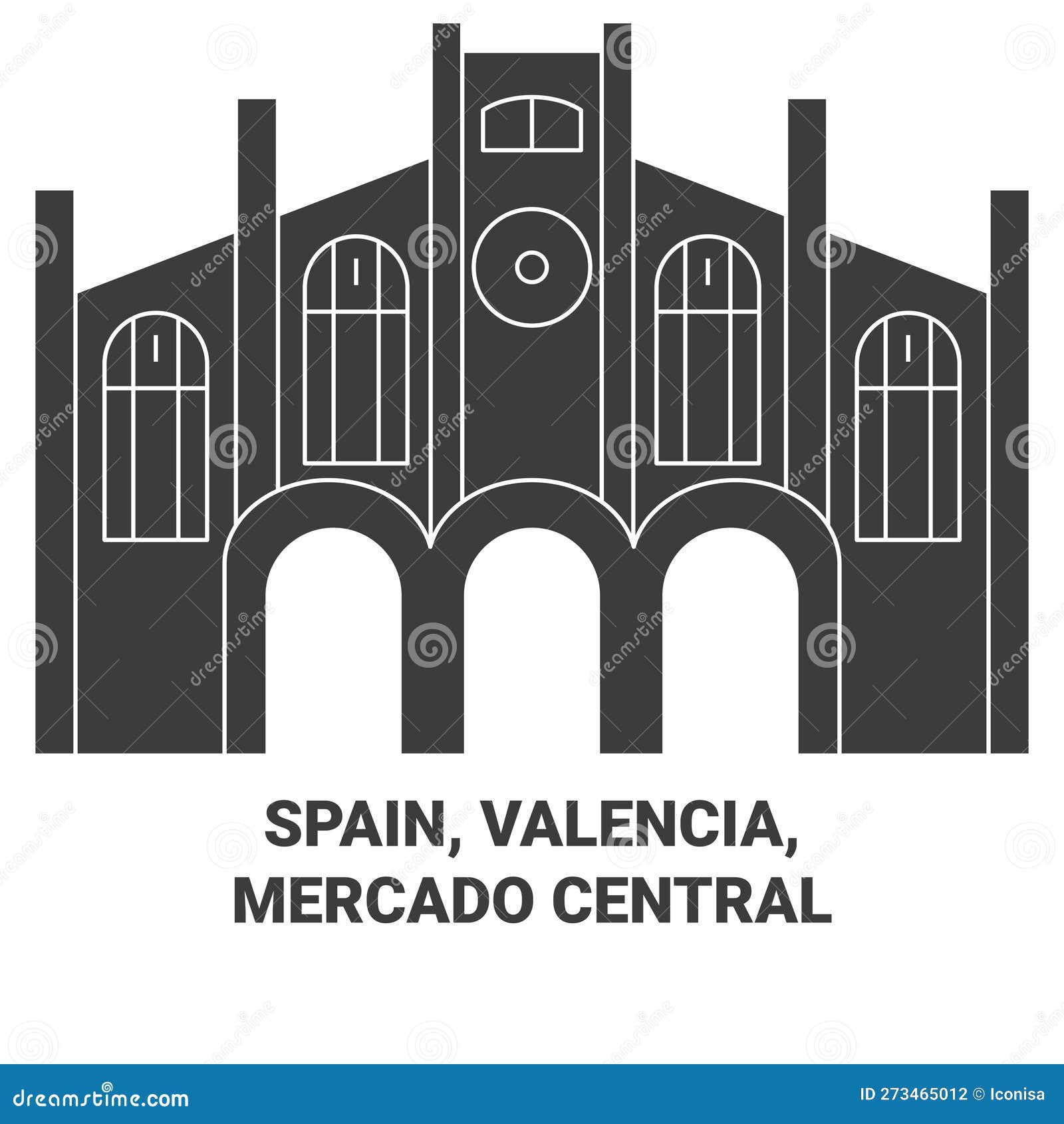 spain, valencia, mercado central travel landmark  