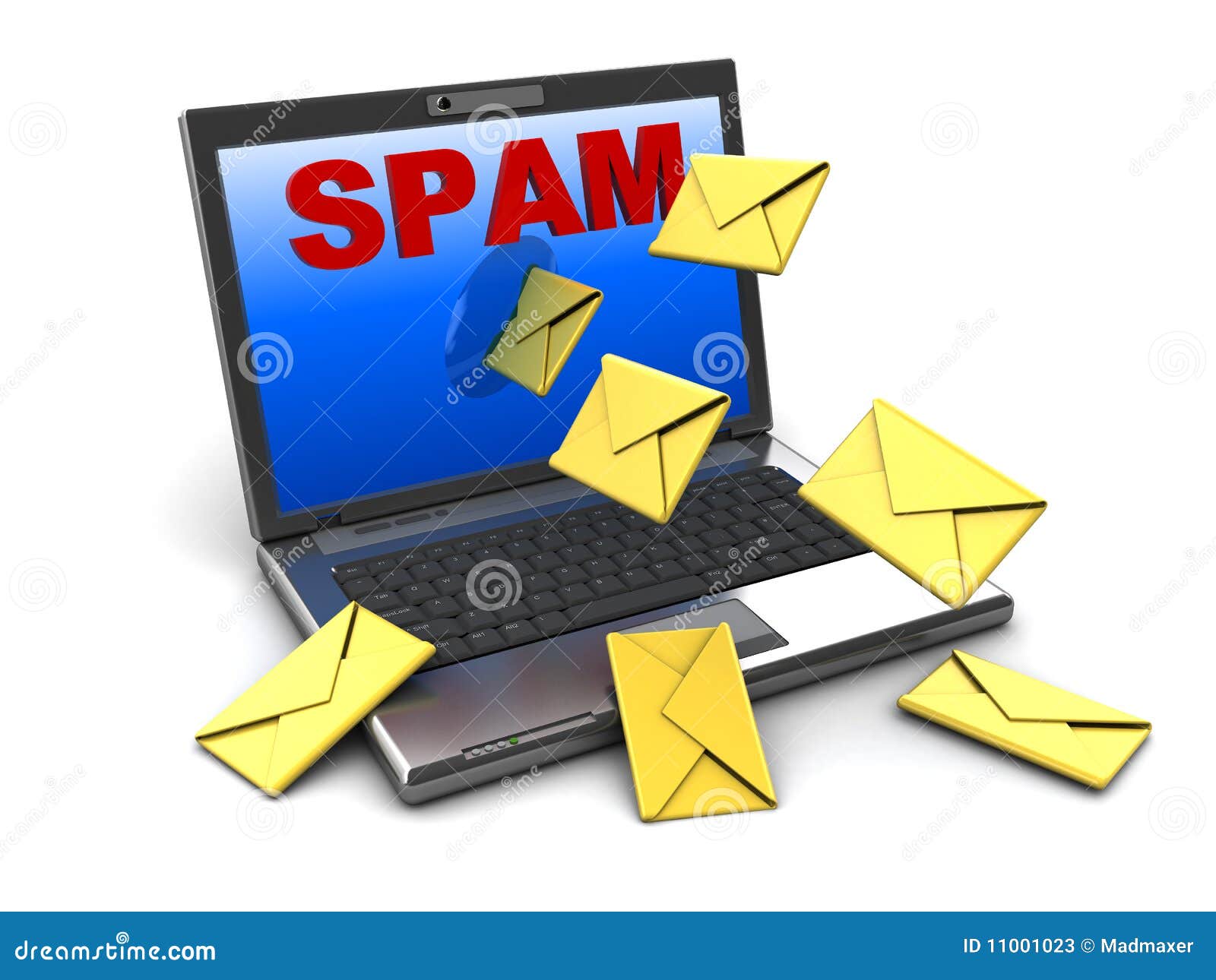 Spam stock illustration. Illustration of business, computer - 11001023