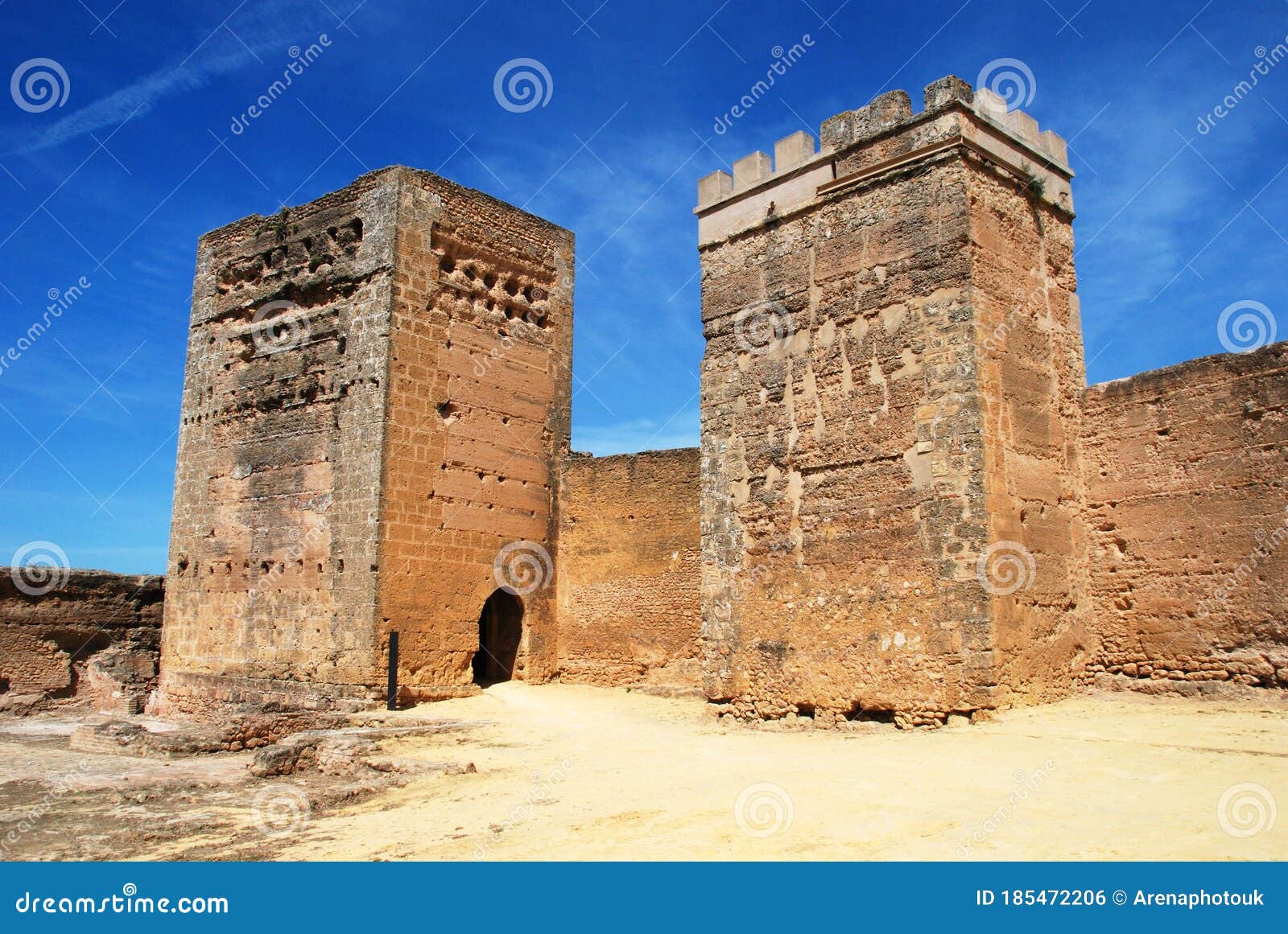 moorish castle, alcala de guadaira, spain.